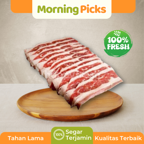 US Shortplate Slice (Shabu & Grill) 500gr